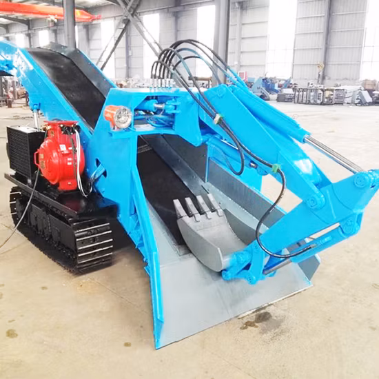 Underground Mining Wheel Crawler Grilled Slag Machine/Mucking Loader for Coal Mine