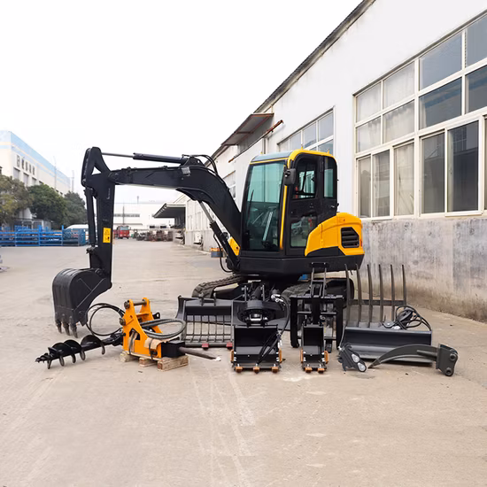 2.5 Ton 3.5 Ton Digger Micro Size Free Shipping Digger CE Mini Excavator for Salehigh Quality Excavators Machine Cheap 3 Ton Mini Amphibious 5ton Excavator