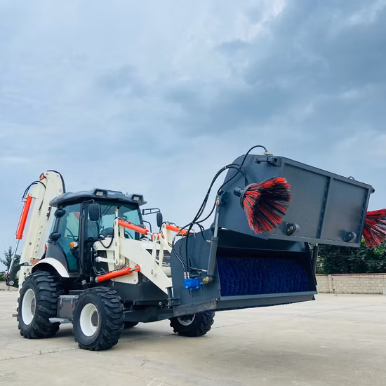 Famous Brand Yaweh 388 50HP Tractor Loader with Front End Loader and Backhoe Loader