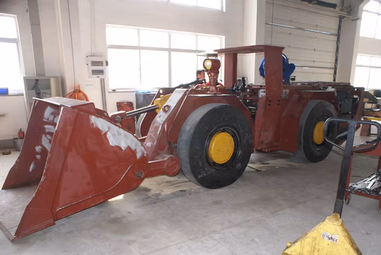 New Electric underground mining loader with big hydraulic tank